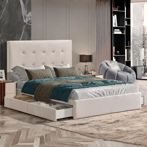 Cama c/Gavetas Isla