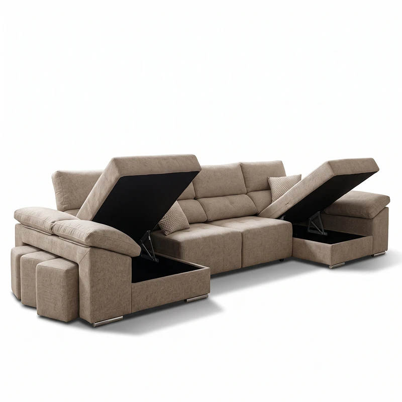Sofá Chaise Long Dupla Santa Maria - Image 4