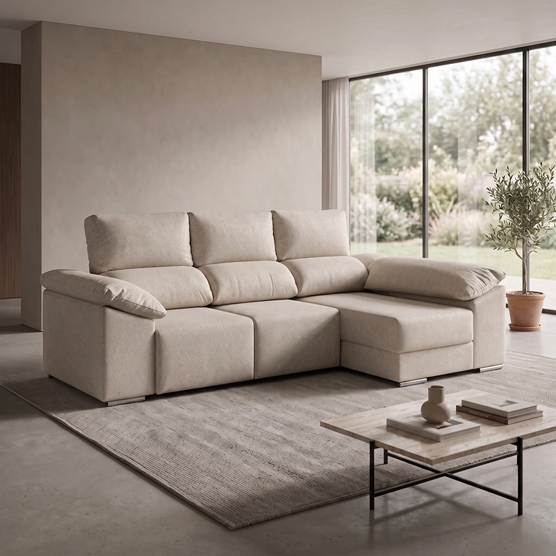 Sofá Chaise Long Évora