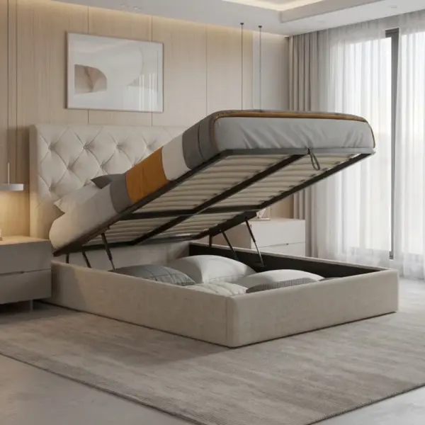 Cama Basileia c/Estrado+kit Elevatório – 190×140